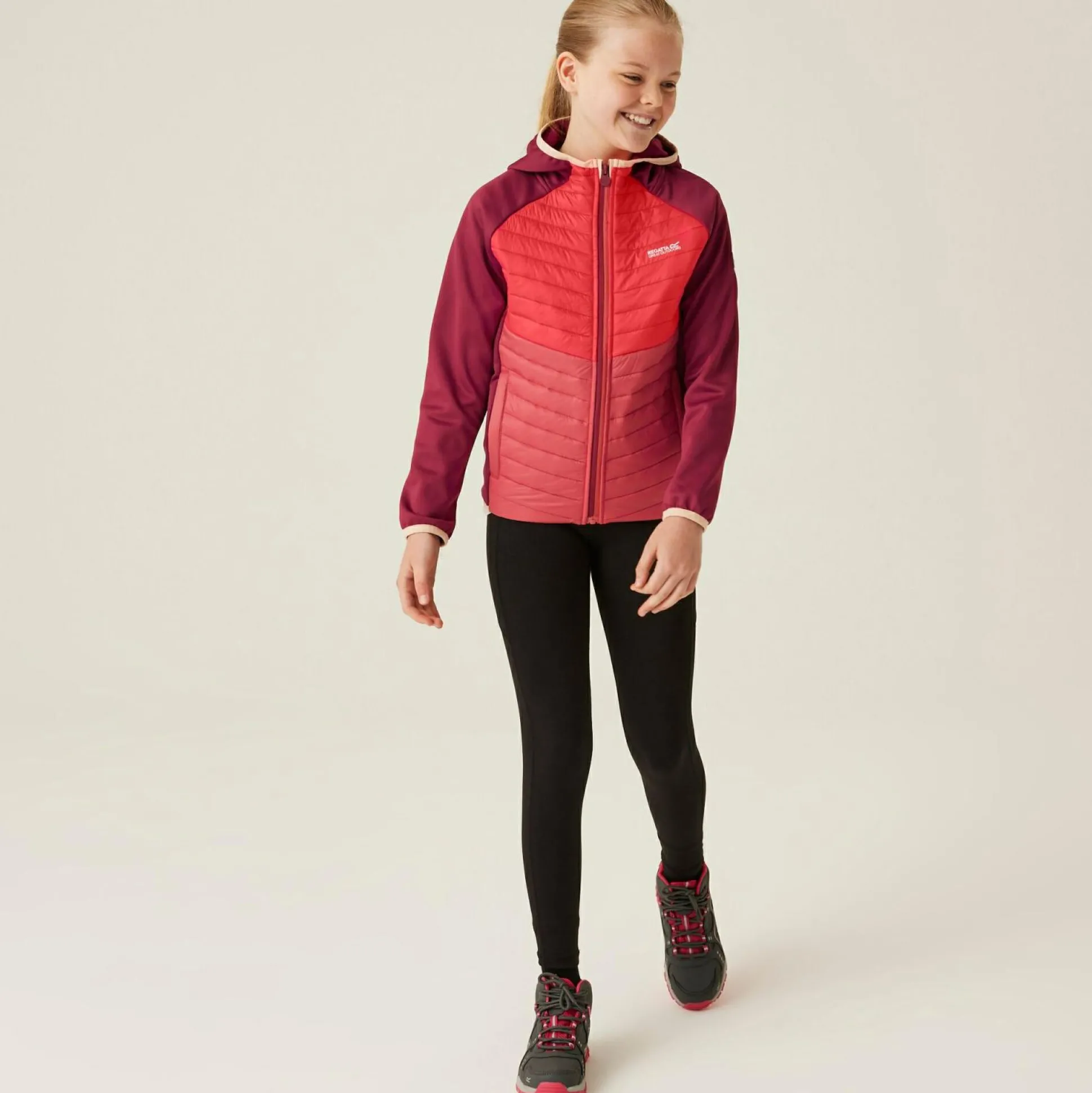 Kids' Kielder Hybrid VIII Jacket | Rumba Red Red Sky