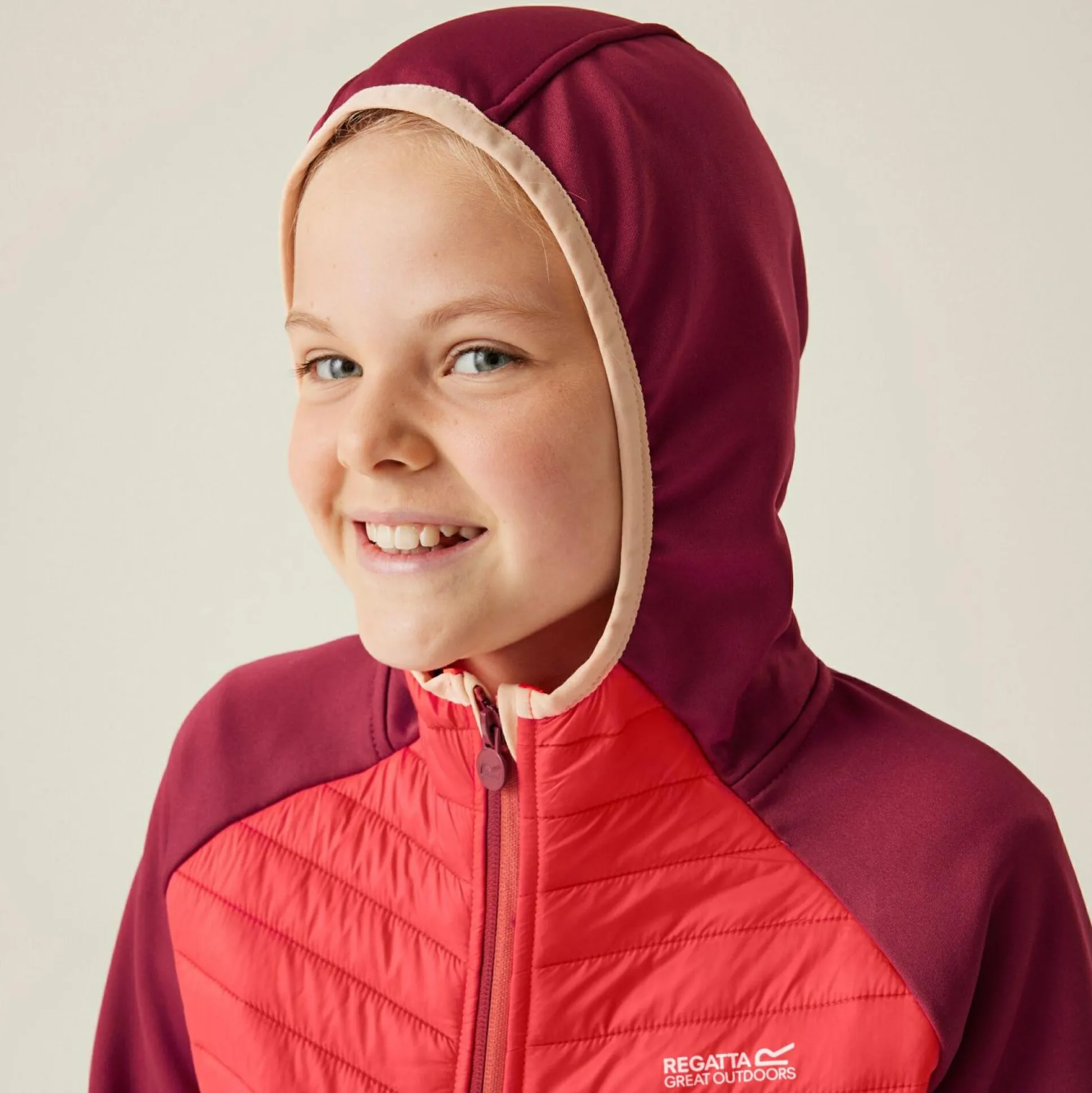 Kids' Kielder Hybrid VIII Jacket | Rumba Red Red Sky