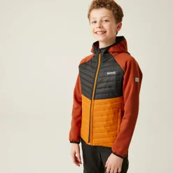 Kids' Kielder Hybrid VIII Jacket | Red Ochre Black