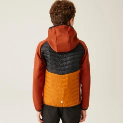 Kids' Kielder Hybrid VIII Jacket | Red Ochre Black