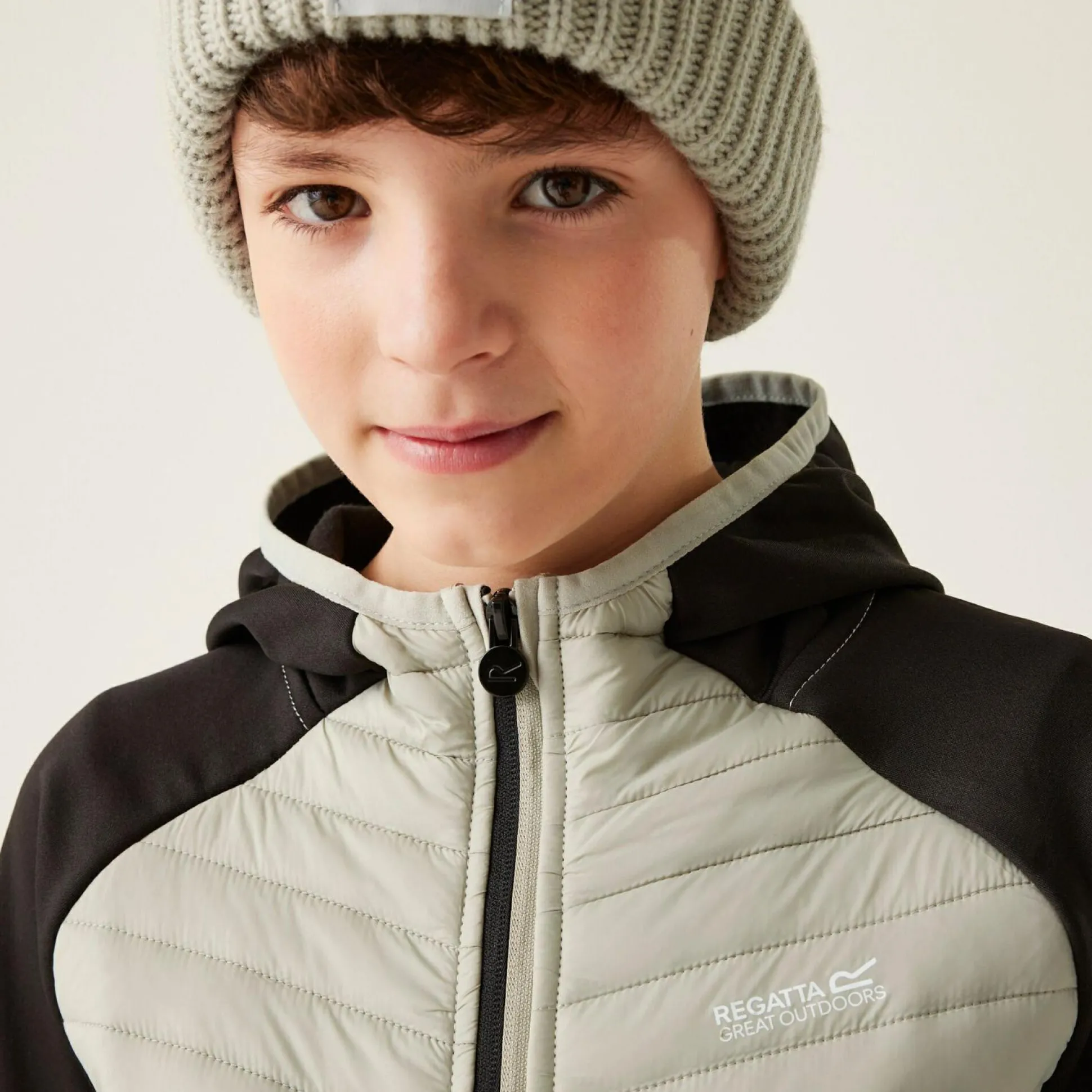 Kids' Kielder Hybrid VIII Jacket | Black Abbeystone