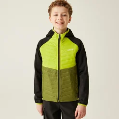 Kids' Kielder Hybrid VIII Jacket | Black Citron Lime