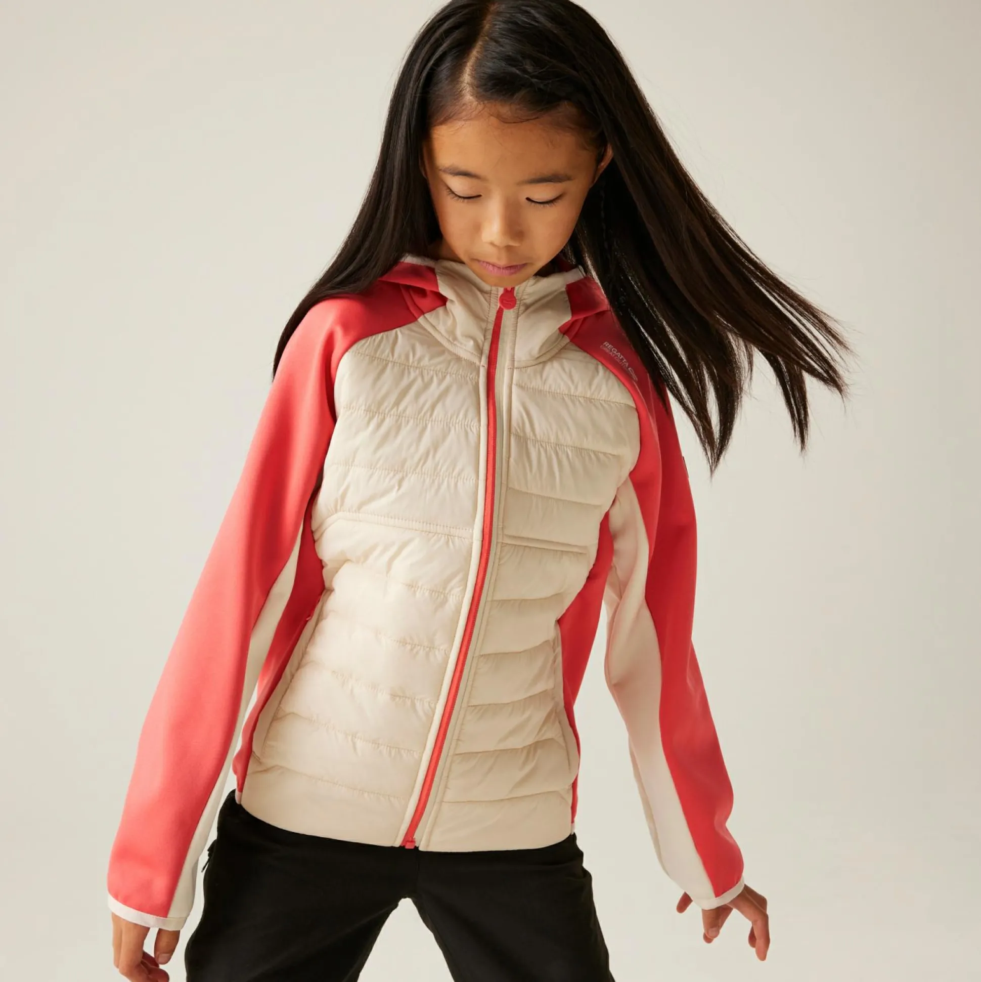 Kids' Kielder IX Hybrid Jacket | Light Vanilla Peach Bloom
