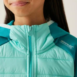 Kids' Kielder IX Hybrid Jacket | Turquoise Aruba Blue Exotic Plume