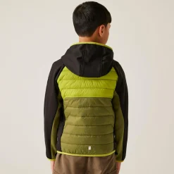 Kids' Kielder IX Hybrid Jacket | Nephrite Green Grenoble Green Black