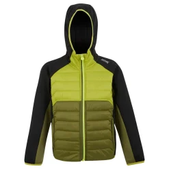 Kids' Kielder IX Hybrid Jacket | Nephrite Green Grenoble Green Black