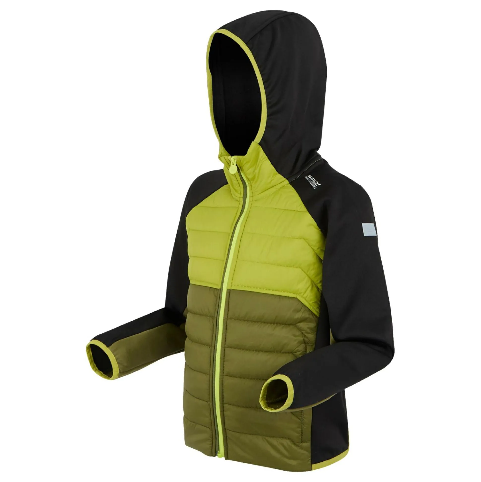 Kids' Kielder IX Hybrid Jacket | Nephrite Green Grenoble Green Black