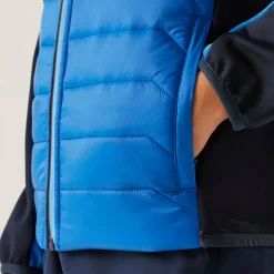 Kids' Kielder IX Hybrid Jacket | Olympian Blue Elysium Blue Navy Tango Tangerine