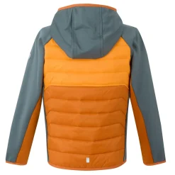 Kids' Kielder IX Hybrid Jacket | Fox Bright Marigold Stormy Weather