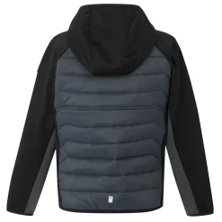 Kids' Kielder IX Hybrid Jacket | Black Seal Grey