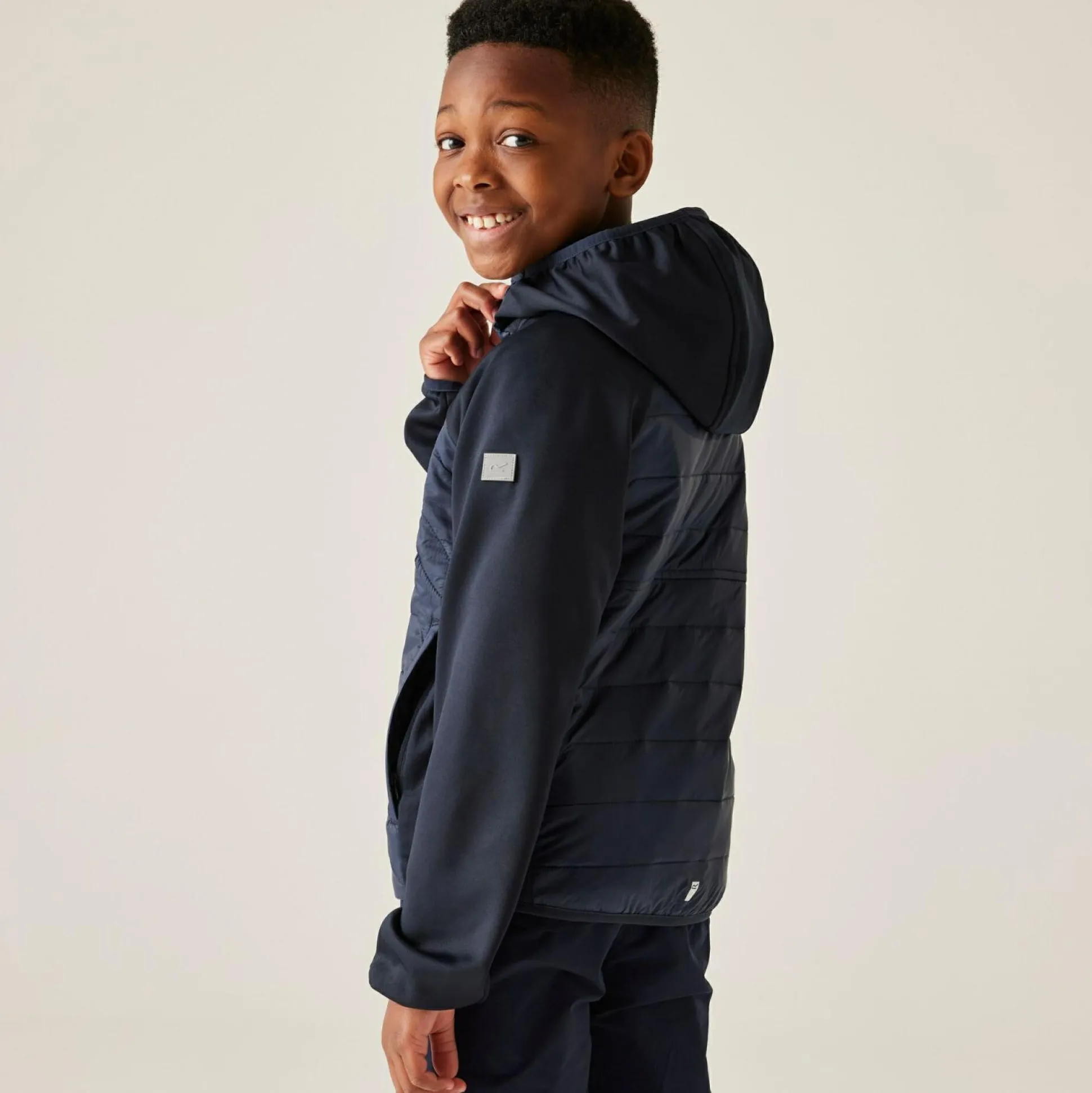 Kids' Kielder IX Hybrid Jacket | Navy Blue