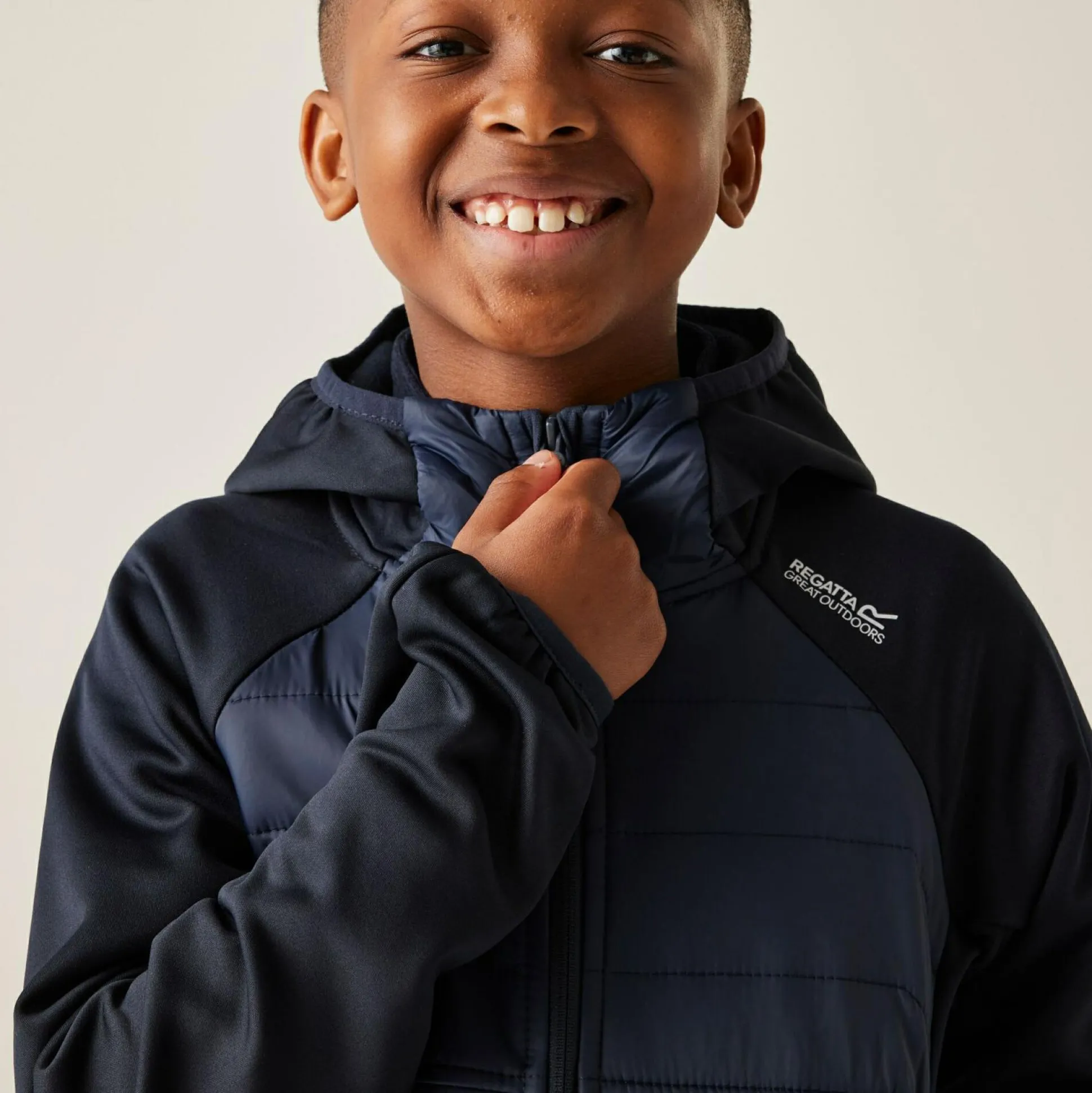 Kids' Kielder IX Hybrid Jacket | Navy Blue