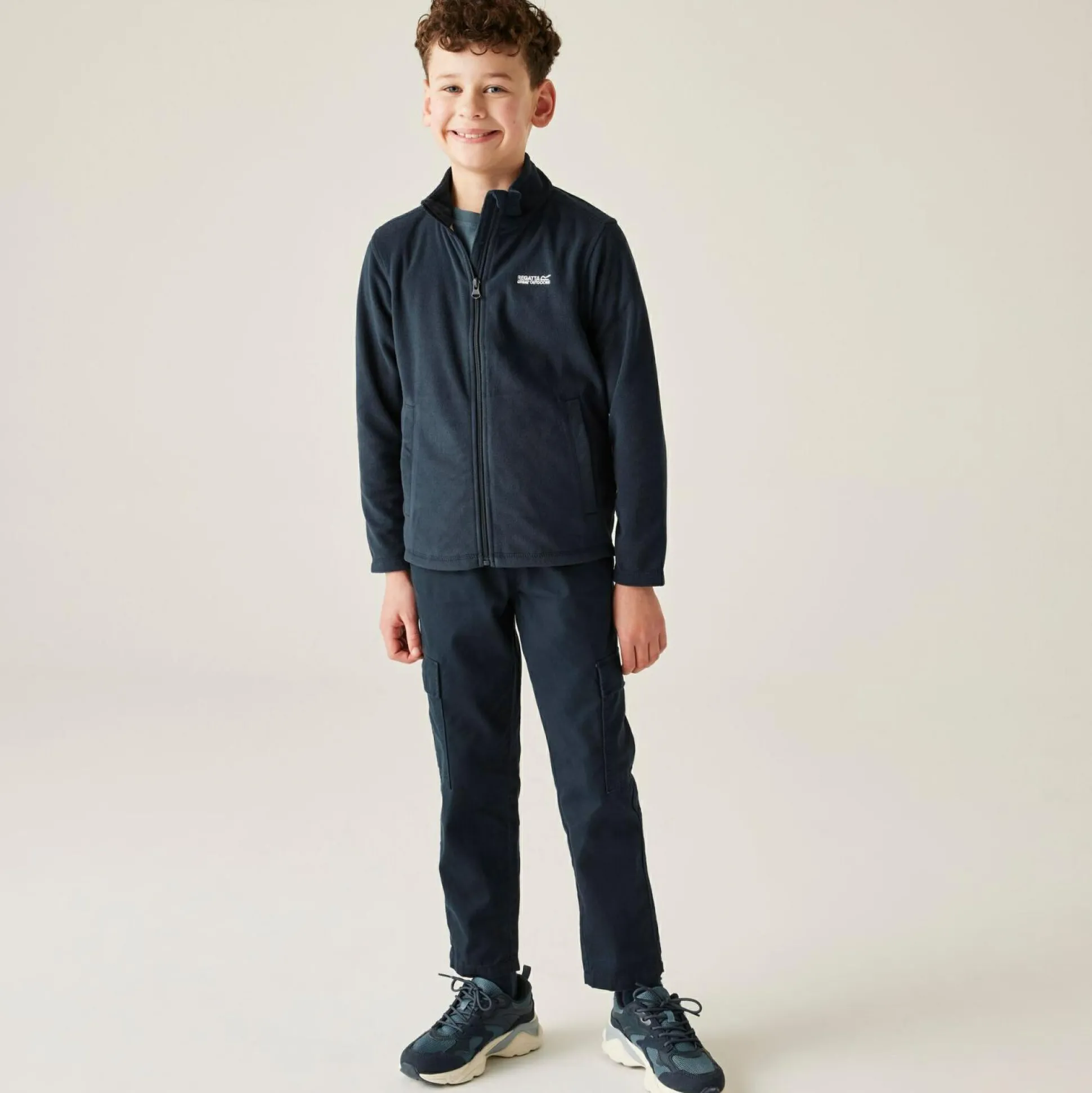 Kids' King II Full Zip Fleece | Navy Blue