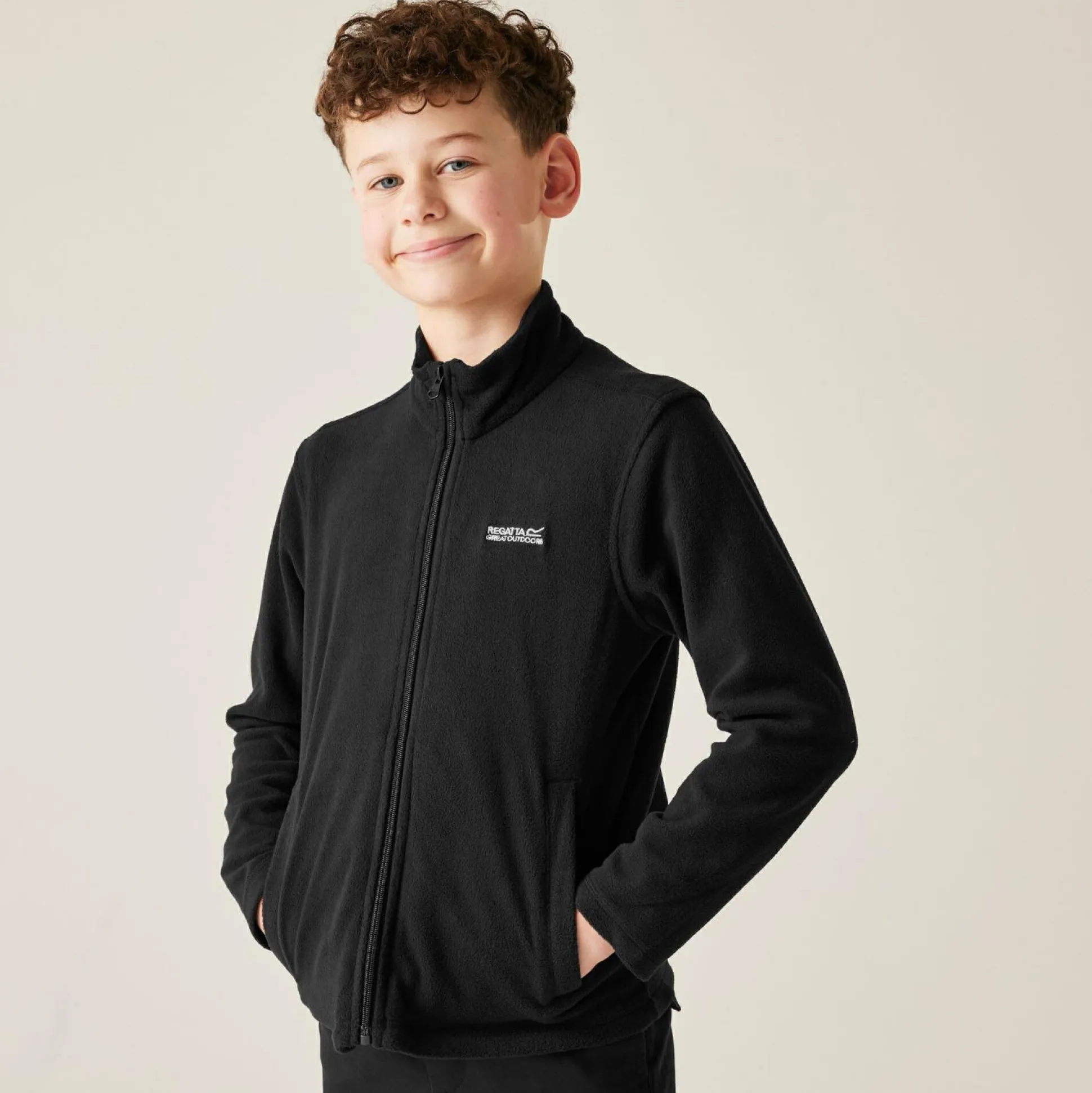 Kids' King II Full Zip Fleece | Black Black