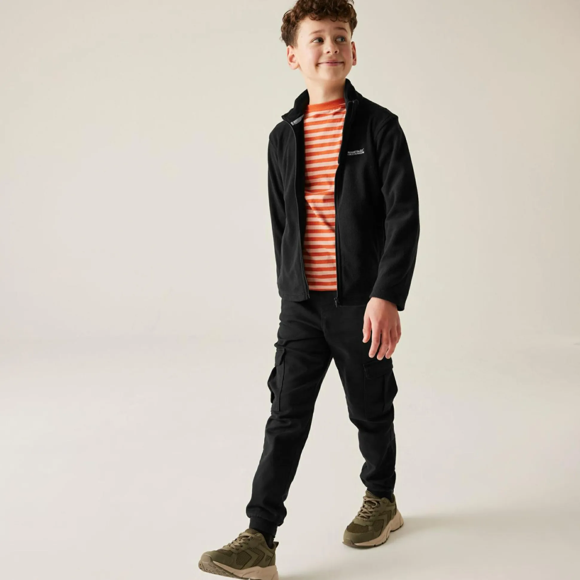 Kids' King II Full Zip Fleece | Black Black