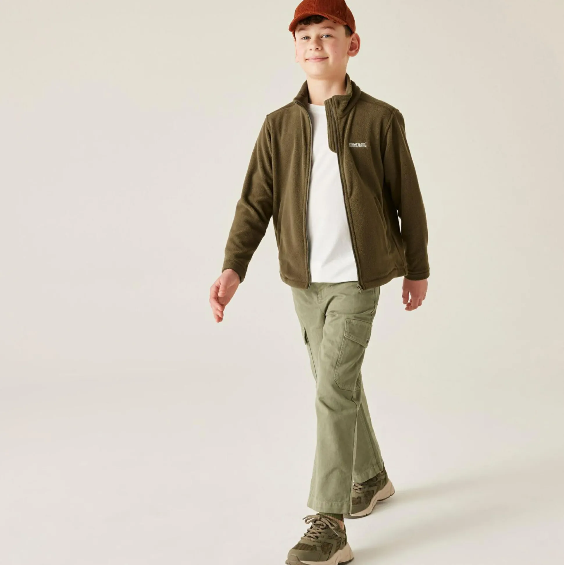 Kids' King II Full Zip Fleece | Olive Night