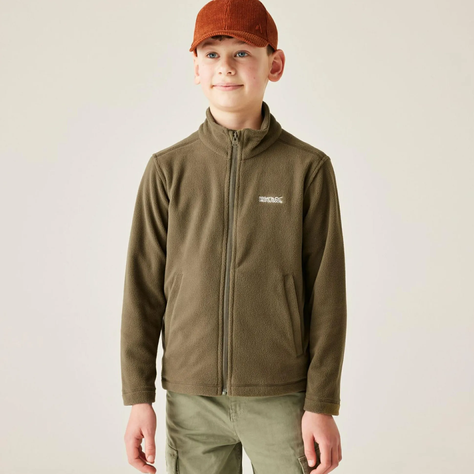 Kids' King II Full Zip Fleece | Olive Night