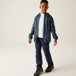 Kids' Lever II Waterproof Packaway Jacket | Moonlight Denim