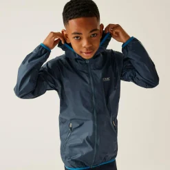 Kids' Lever II Waterproof Packaway Jacket | Moonlight Denim