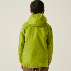 Kids' Lever II Waterproof Packaway Jacket | Grenoble Green Wild Lime