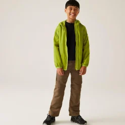Kids' Lever II Waterproof Packaway Jacket | Grenoble Green Wild Lime