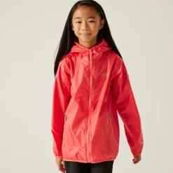 Kids' Lever II Waterproof Packaway Jacket | Peach Bloom