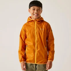 Kids' Lever II Waterproof Packaway Jacket | Fox Bright Marigold