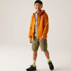 Kids' Lever II Waterproof Packaway Jacket | Fox Bright Marigold