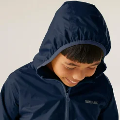 Kids' Lever II Waterproof Packaway Jacket | Navy Blue