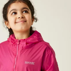 Kids' Lever II Waterproof Packaway Jacket | Pink Potion