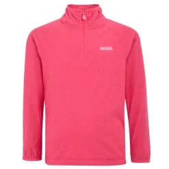 Kids' Loco Half Zip Fleece | Raspberry Pink