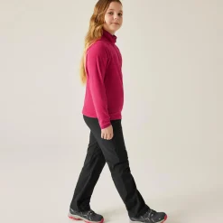 Kids' Loco Half Zip Fleece | Berry Pink
