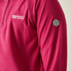 Kids' Loco Half Zip Fleece | Berry Pink