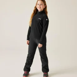 Kids' Loco Half Zip Fleece | Black