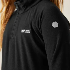 Kids' Loco Half Zip Fleece | Black