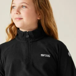 Kids' Loco Half Zip Fleece | Black