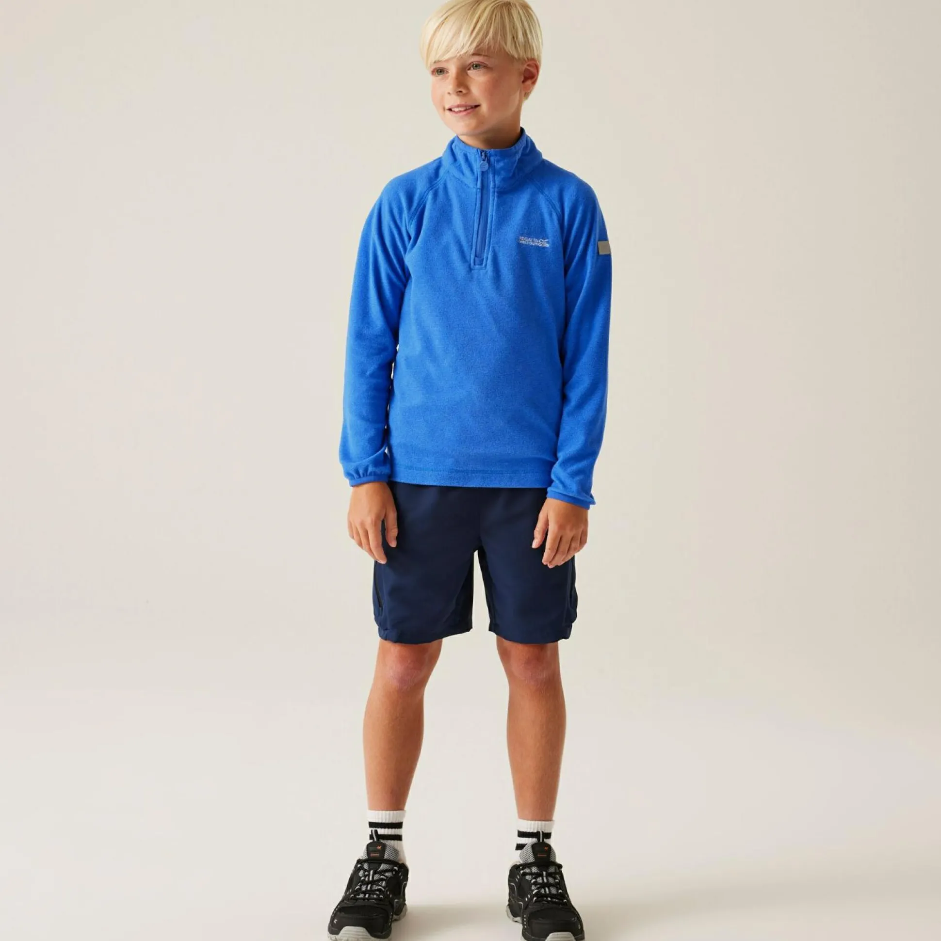 Kids' Loco Half Zip Fleece | Blue