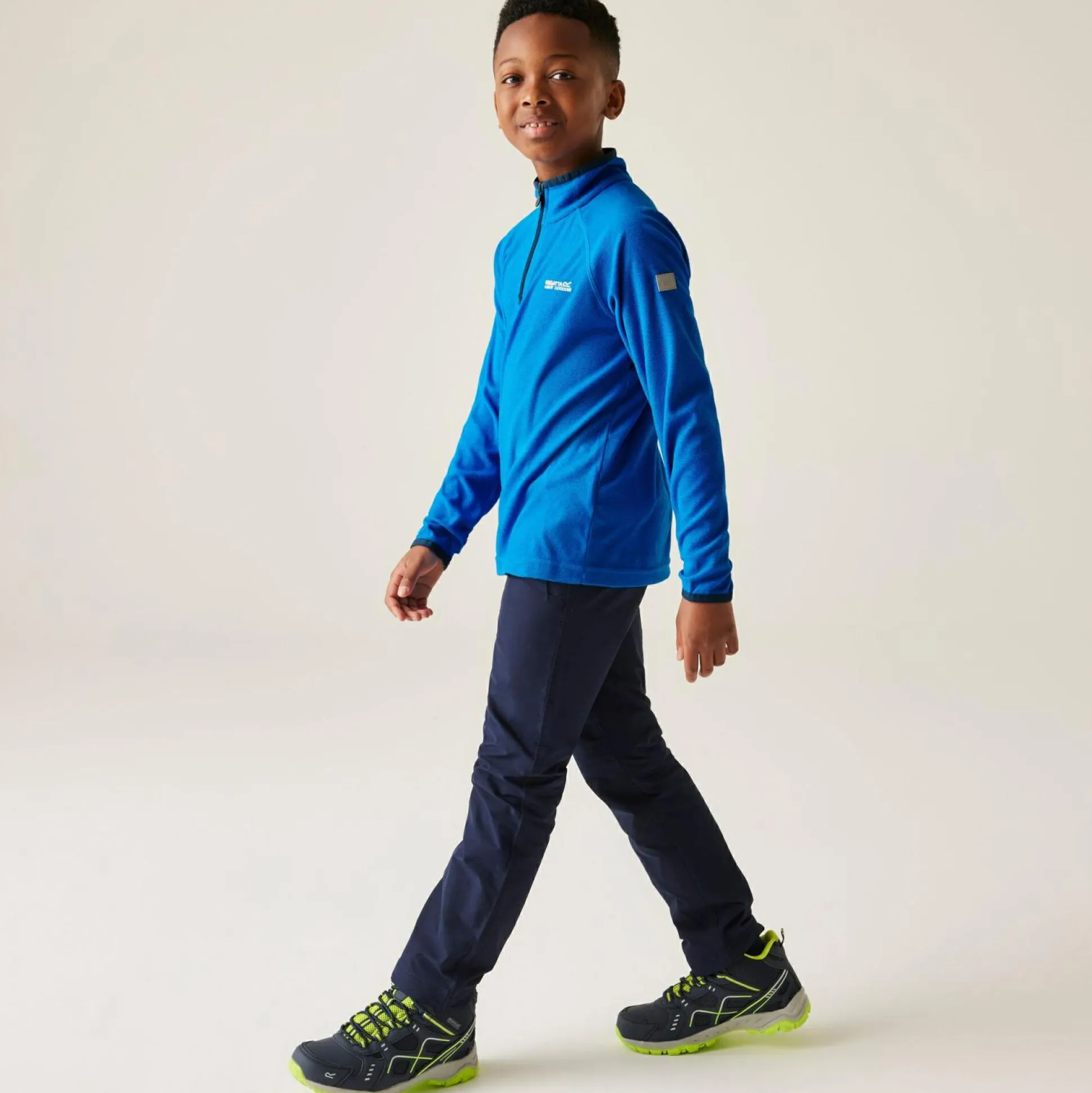 Kids' Loco Half Zip Fleece | Indigo Blue