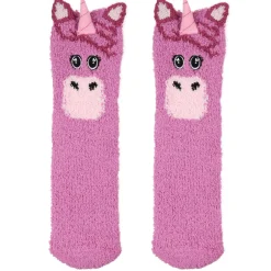 Kids Mudplay Cosy Sock | Radiant Orchid Unicorn
