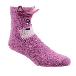Kids Mudplay Cosy Sock | Radiant Orchid Unicorn