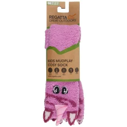 Kids Mudplay Cosy Sock | Radiant Orchid Unicorn