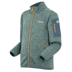 Kids' Newhill Fleece | Glacier Stormy Weather Bright Marigold