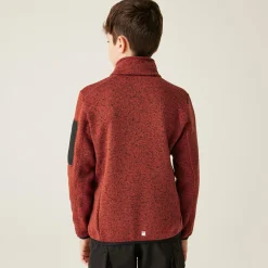 Kids' Newhill Fleece | Red Ochre Black