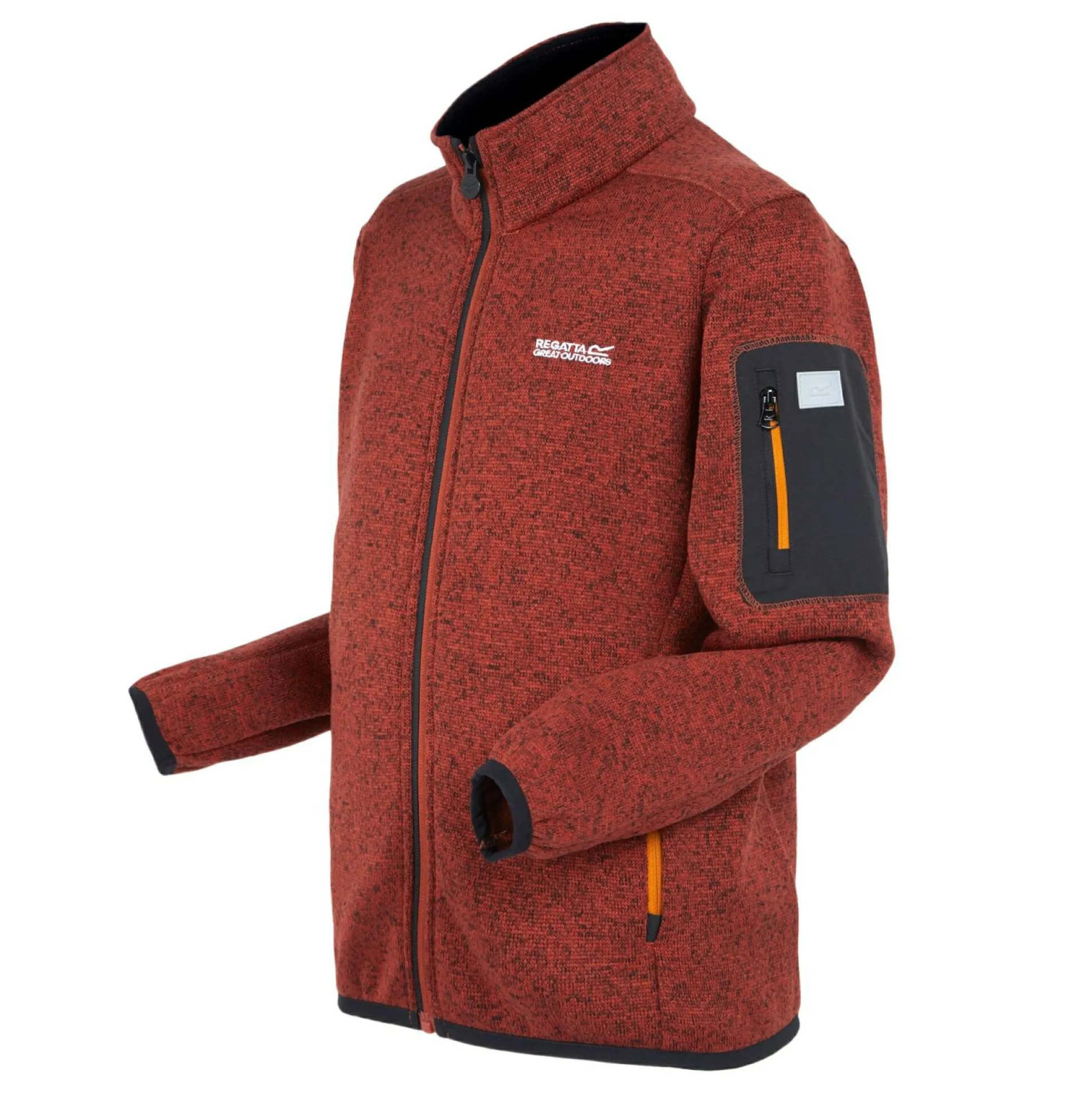 Kids' Newhill Fleece | Red Ochre Black