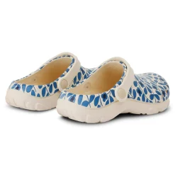 Kids' Orla Kiely Clog | Jasmine Flower Blue