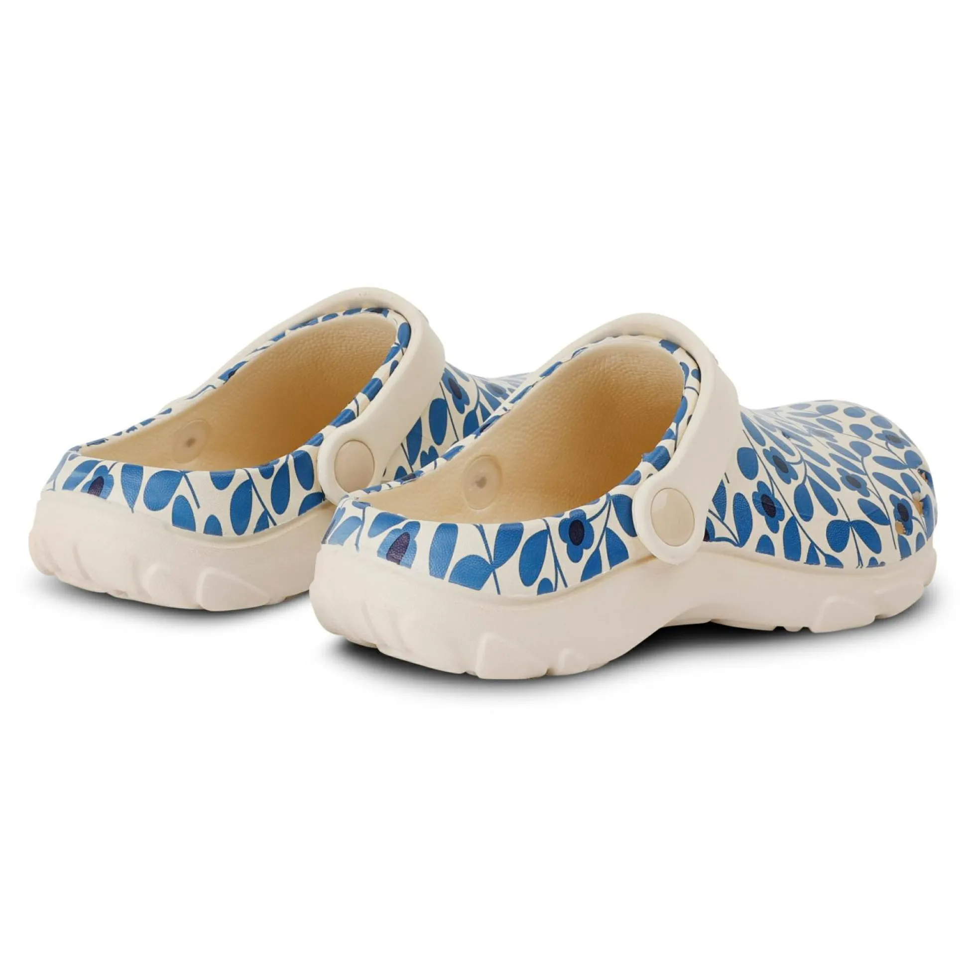 Kids' Orla Kiely Clog | Jasmine Flower Blue