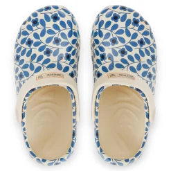 Kids' Orla Kiely Clog | Jasmine Flower Blue