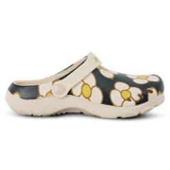 Kids' Orla Kiely Clog | Spinning Flower Black