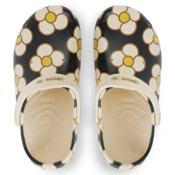 Kids' Orla Kiely Clog | Spinning Flower Black