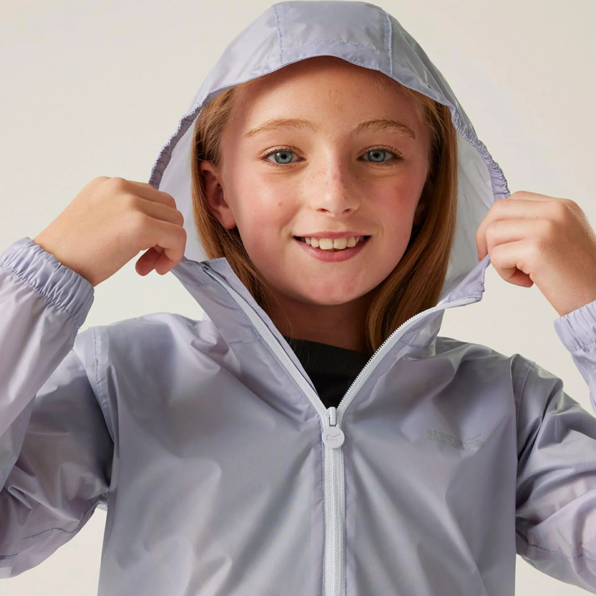 Kids' Pack It Waterproof Packaway Jacket | Lilac Thistle Lilac Hint